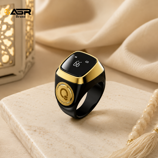 Smart Zikr Ring Digital Tasbih Counter with OLED Display