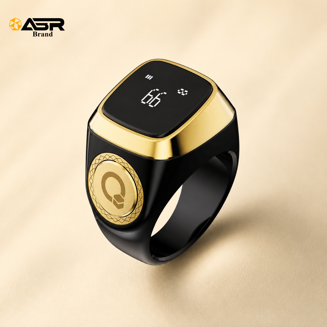 Smart Zikr Ring Digital Tasbih Counter with OLED Display