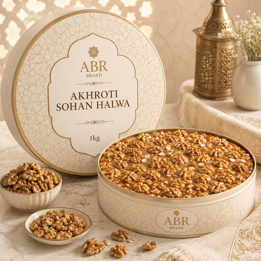 Akhroti Sohan Halwa 1kg – Premium Walnut Traditional Sweet