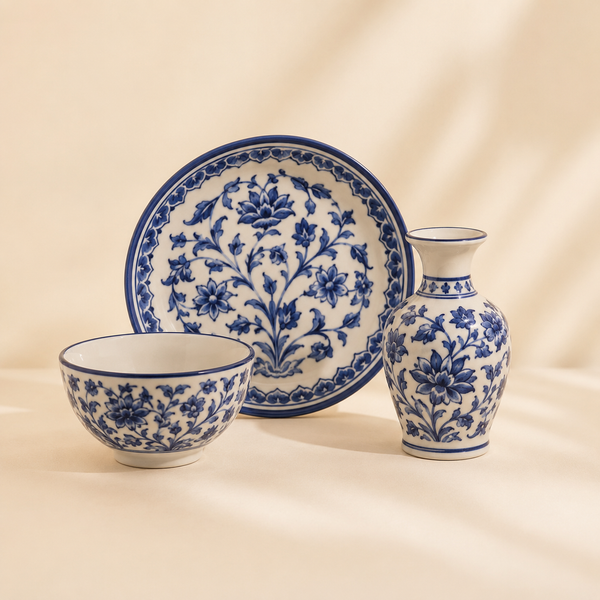 Blue Pottery